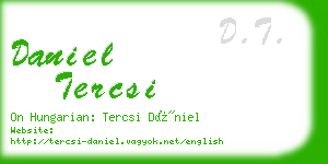 daniel tercsi business card